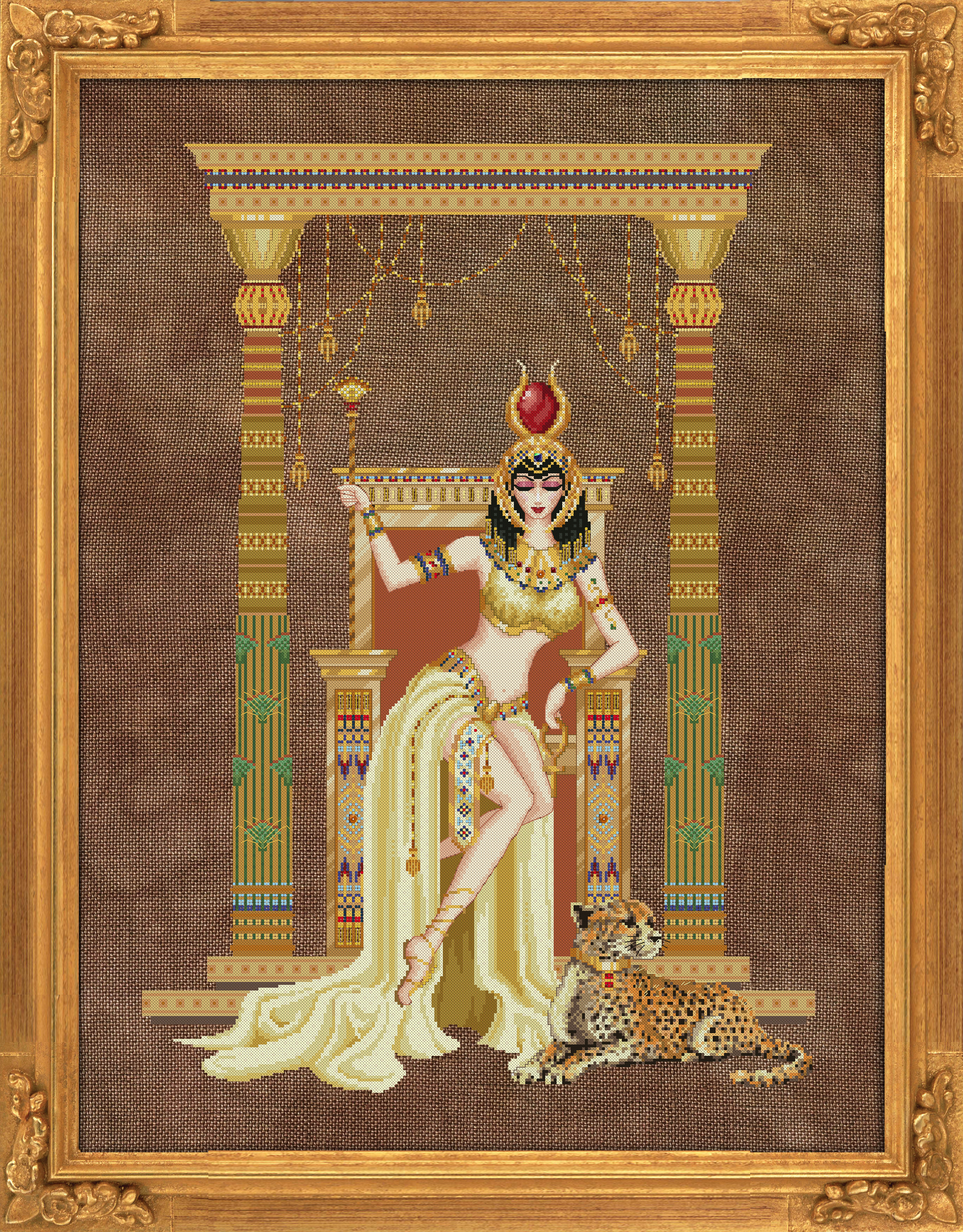 Cleopatra, Queen of the Nile - Cross Stitch Pattern
