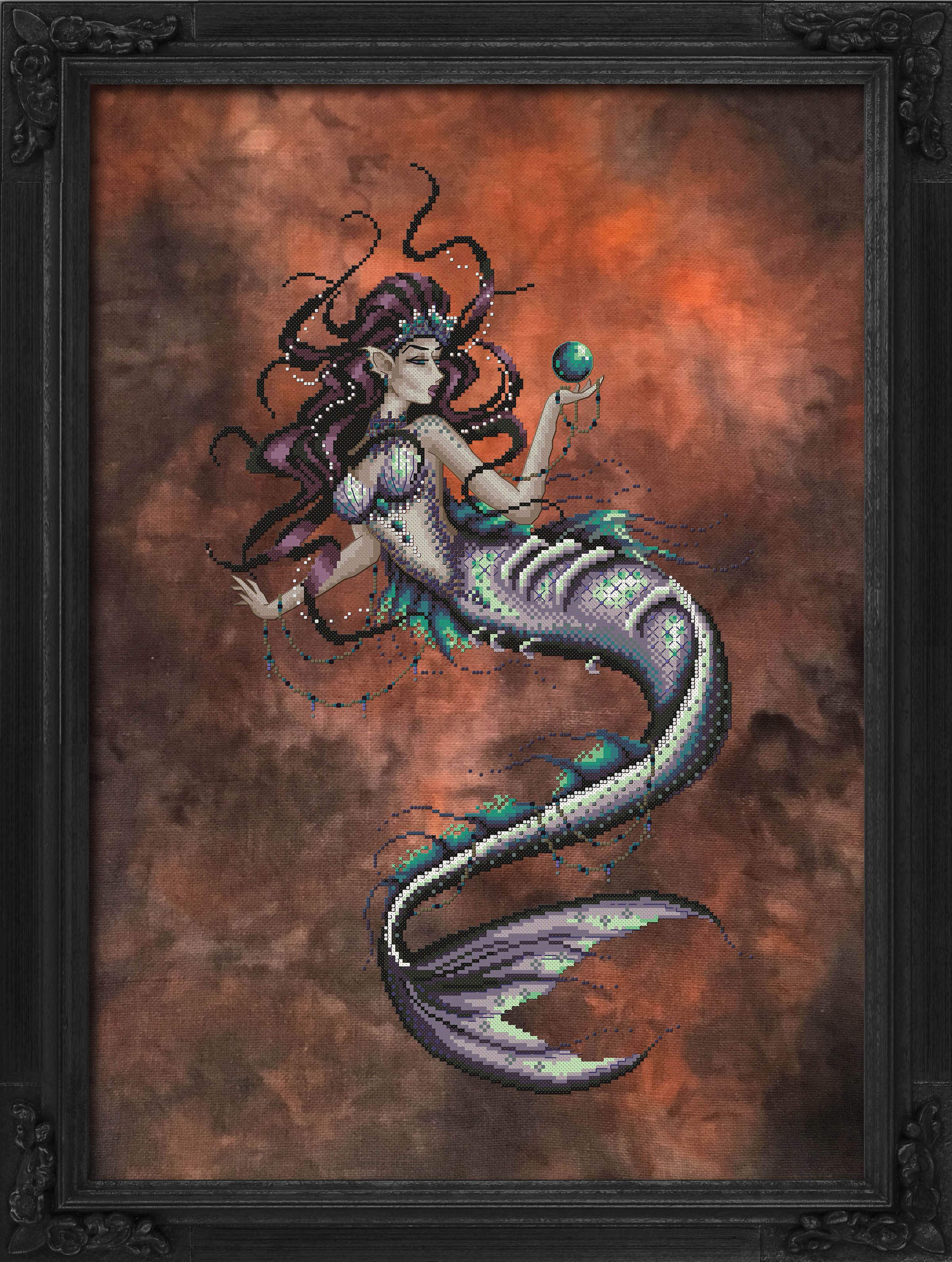 Temptress of the Cursed Sea - Cross Stitch Pattern