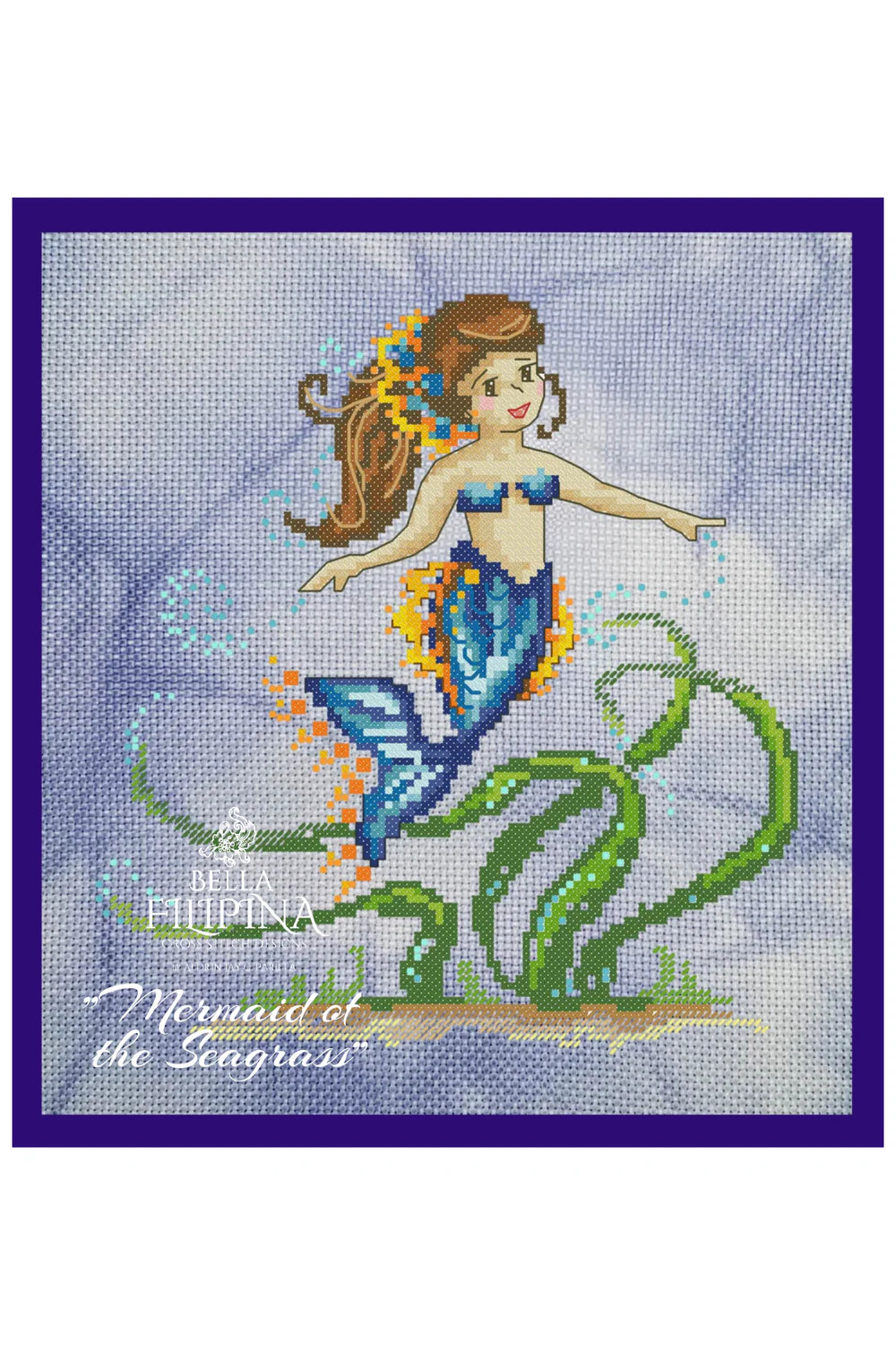 Mermaid of the Seagrass - Cross Stitch Pattern