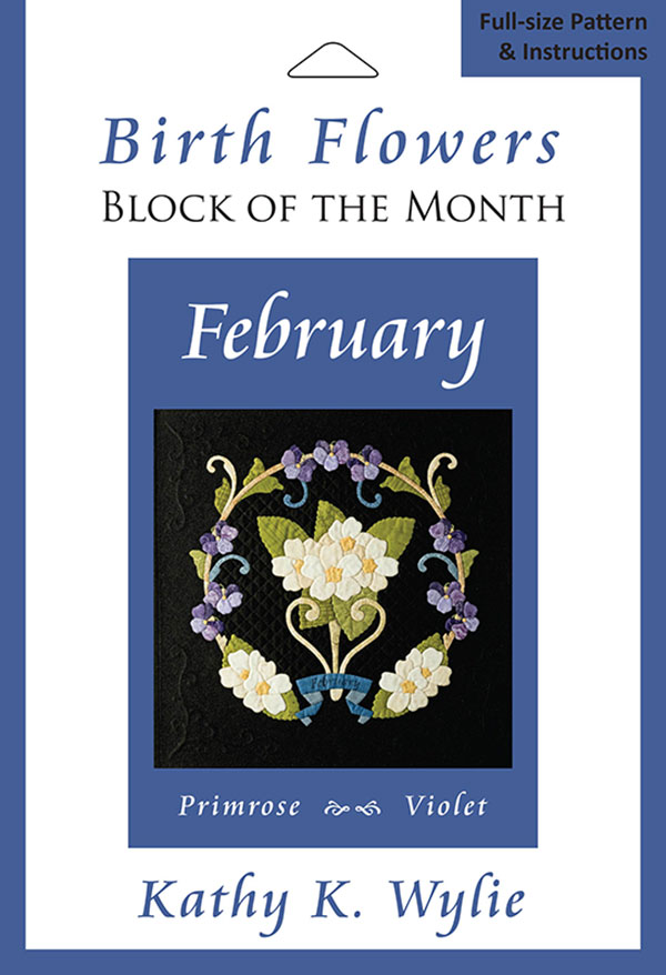 February Birth Flowers BOM - Quilt Pattern