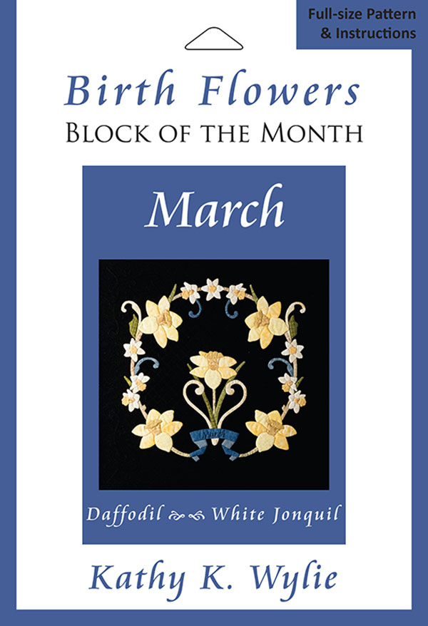 March Birth Flowers BOM - Quilt Pattern