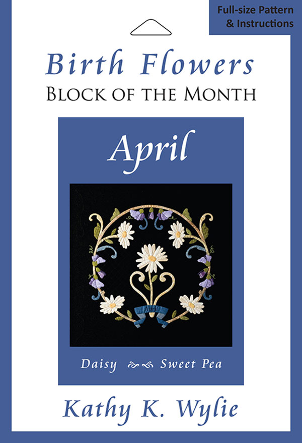 April Birth Flowers BOM - Quilt Pattern