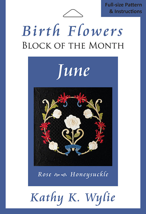 June Birth Flowers BOM - Quilt Pattern