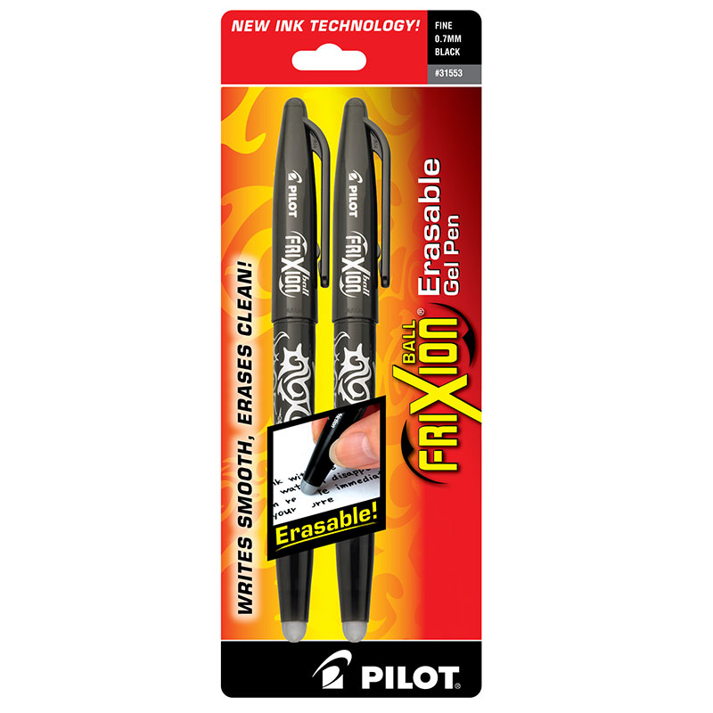 Frixion Ball Gel Pen 2ct Black