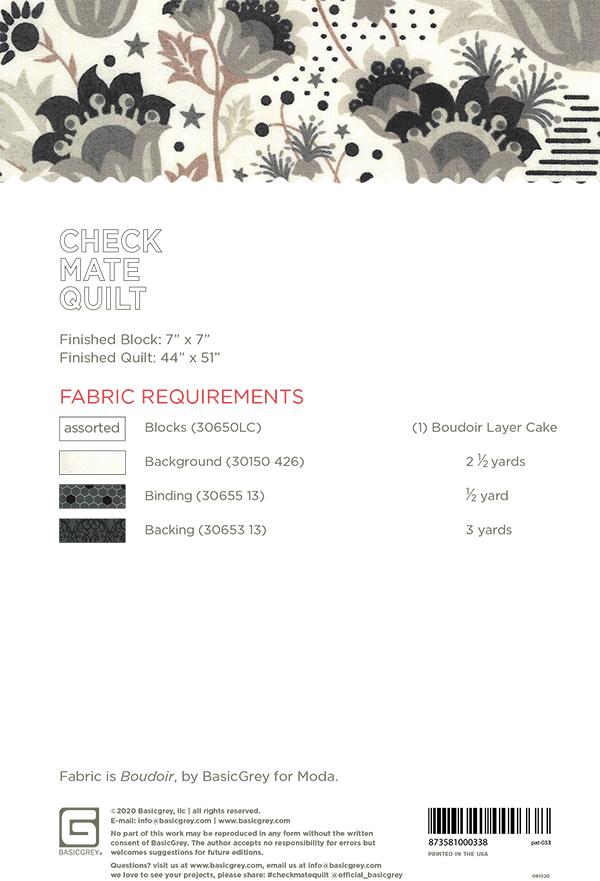 Check Mate - Quilt Pattern