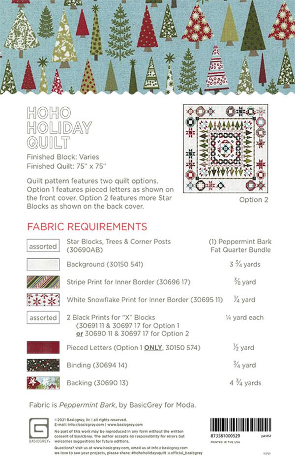 HoHo Holiday - Quilt Pattern