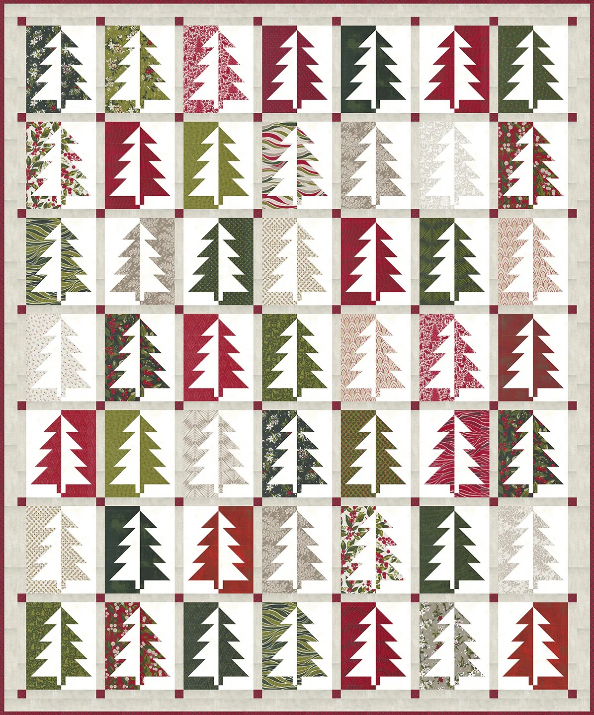 Pine View - Christmas Quilt Pattern