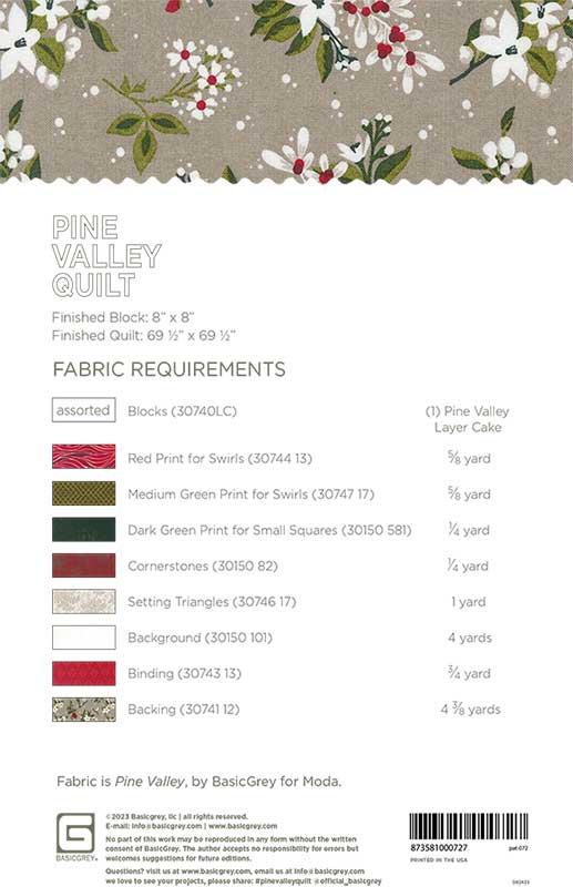 Pine Valley - Quilt Pattern