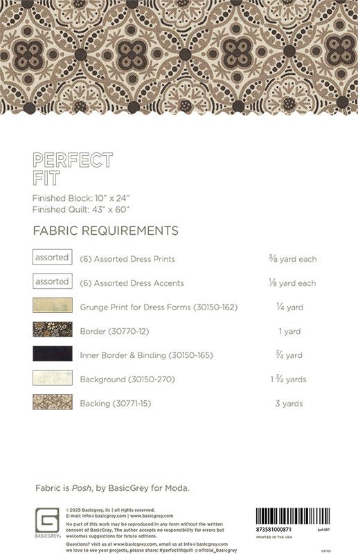 Perfect Fit - Quilt Pattern