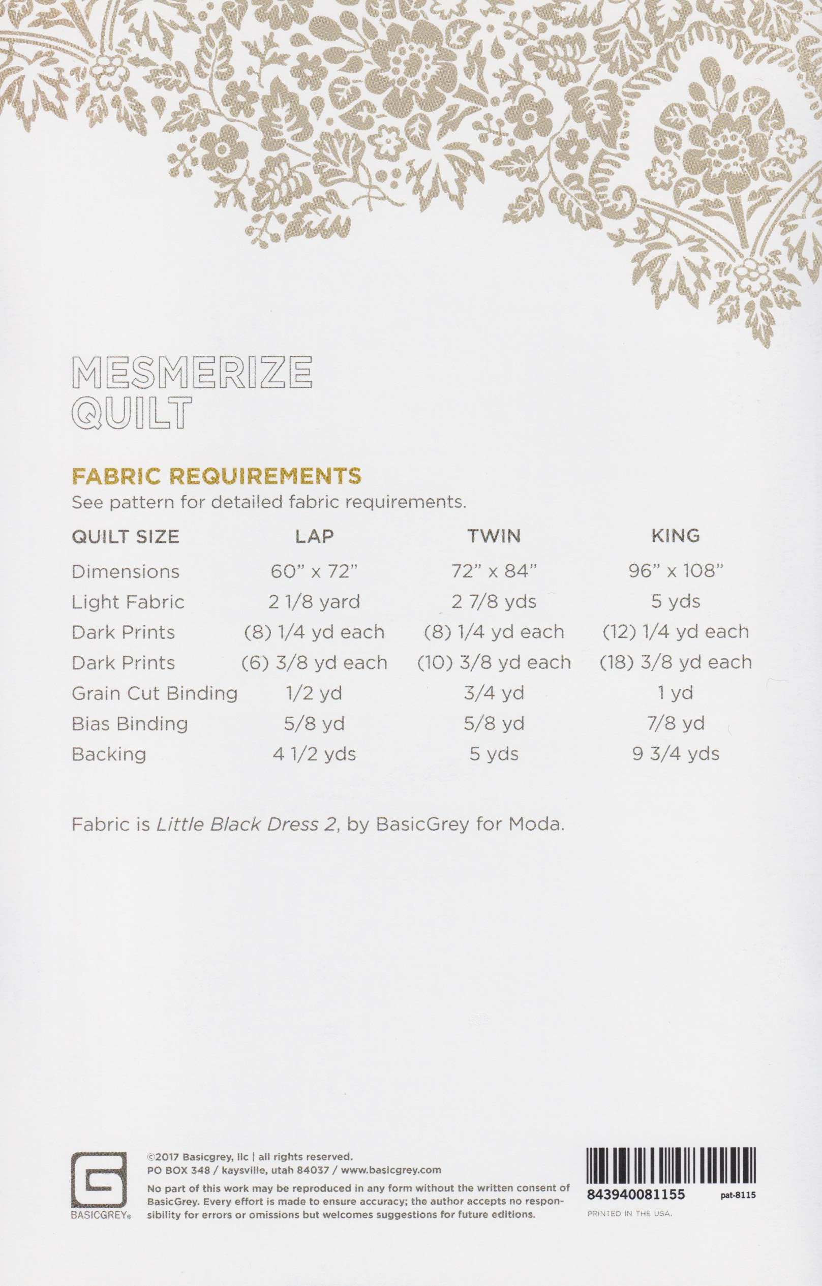 Mesmerize - Quilt Pattern