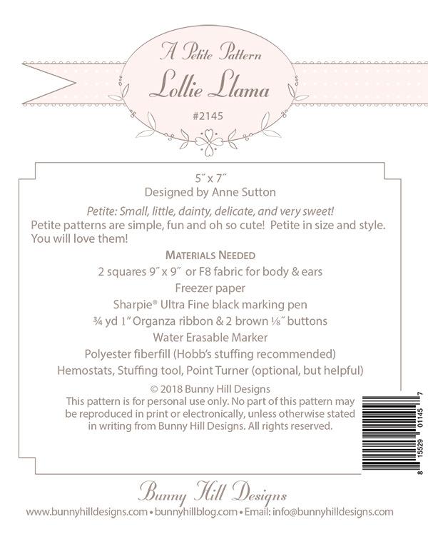 Lollie Llama - Quilt Pattern