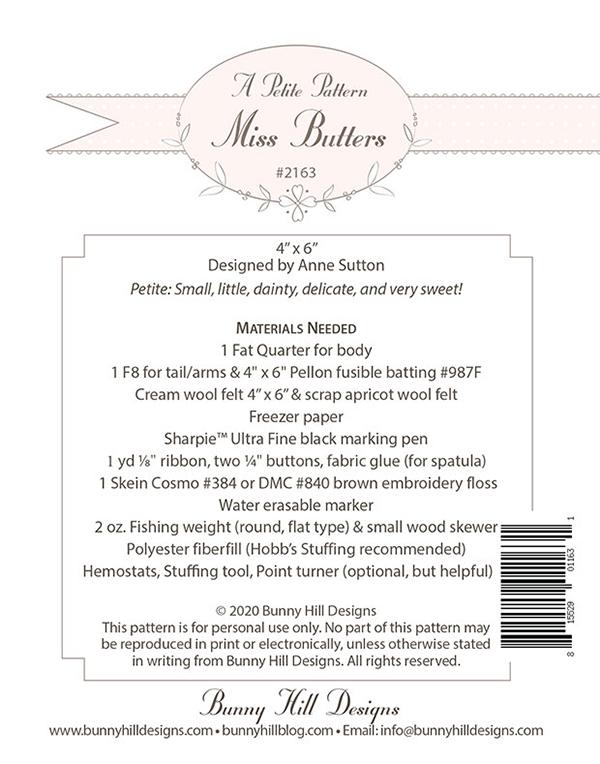 Miss Butters - Sewing Pattern
