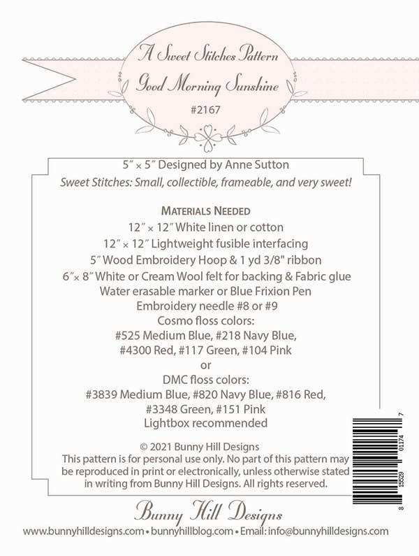 Sweet Stitches Good Morning Sun - Quilt Pattern