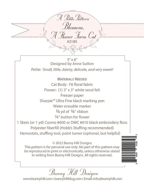 Blossom, A Bunny Hill Petite - Sewing Pattern