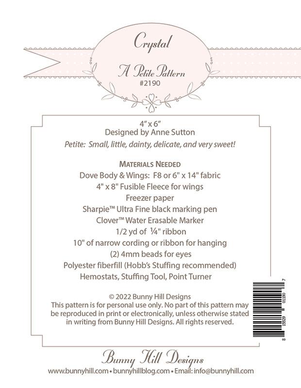 Crystal - Sewing Pattern