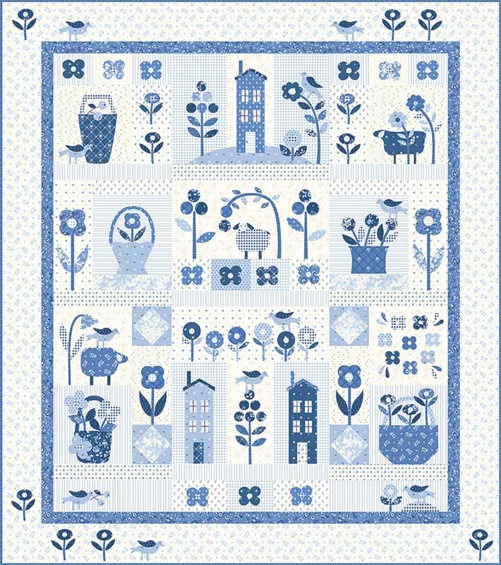 Blueberry Delight BOM/10 Months - Quilt Pattern