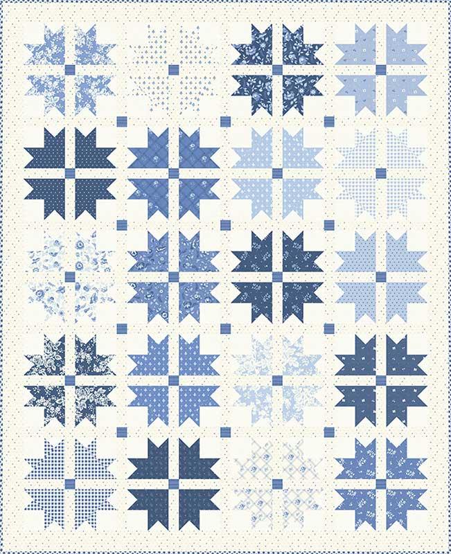 Blueberries & Cream - Quilt Pattern