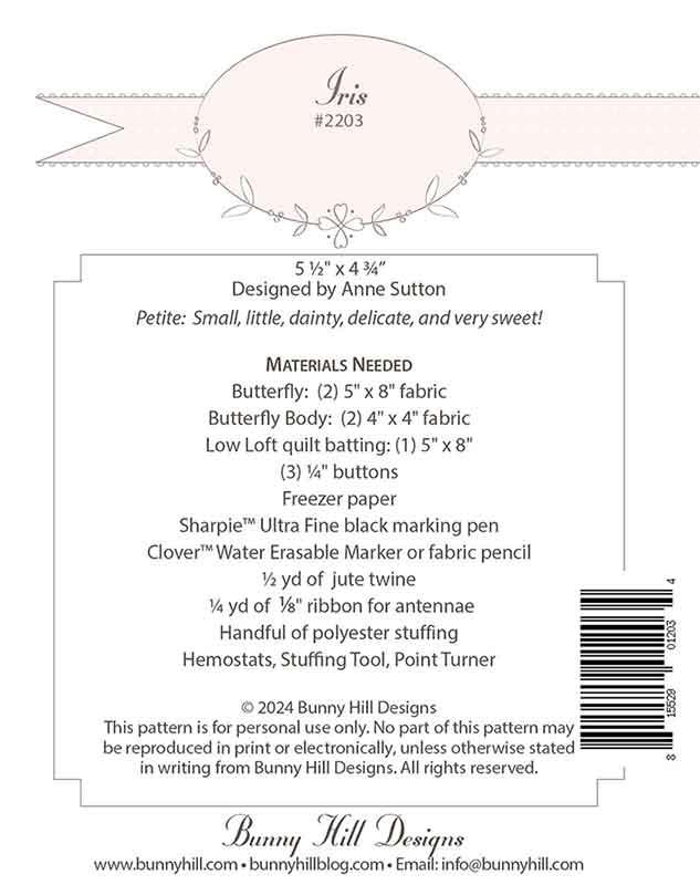 Iris - Sewing Pattern