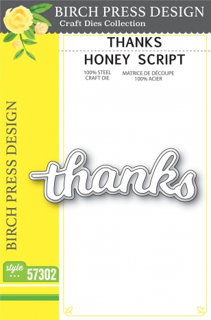 Thanks Honey Script - Craft Die
