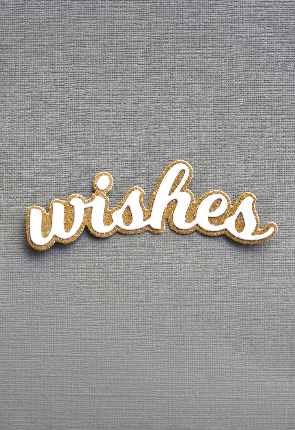 Wishes - Honey Script - Christmas Birch Press Craft Die