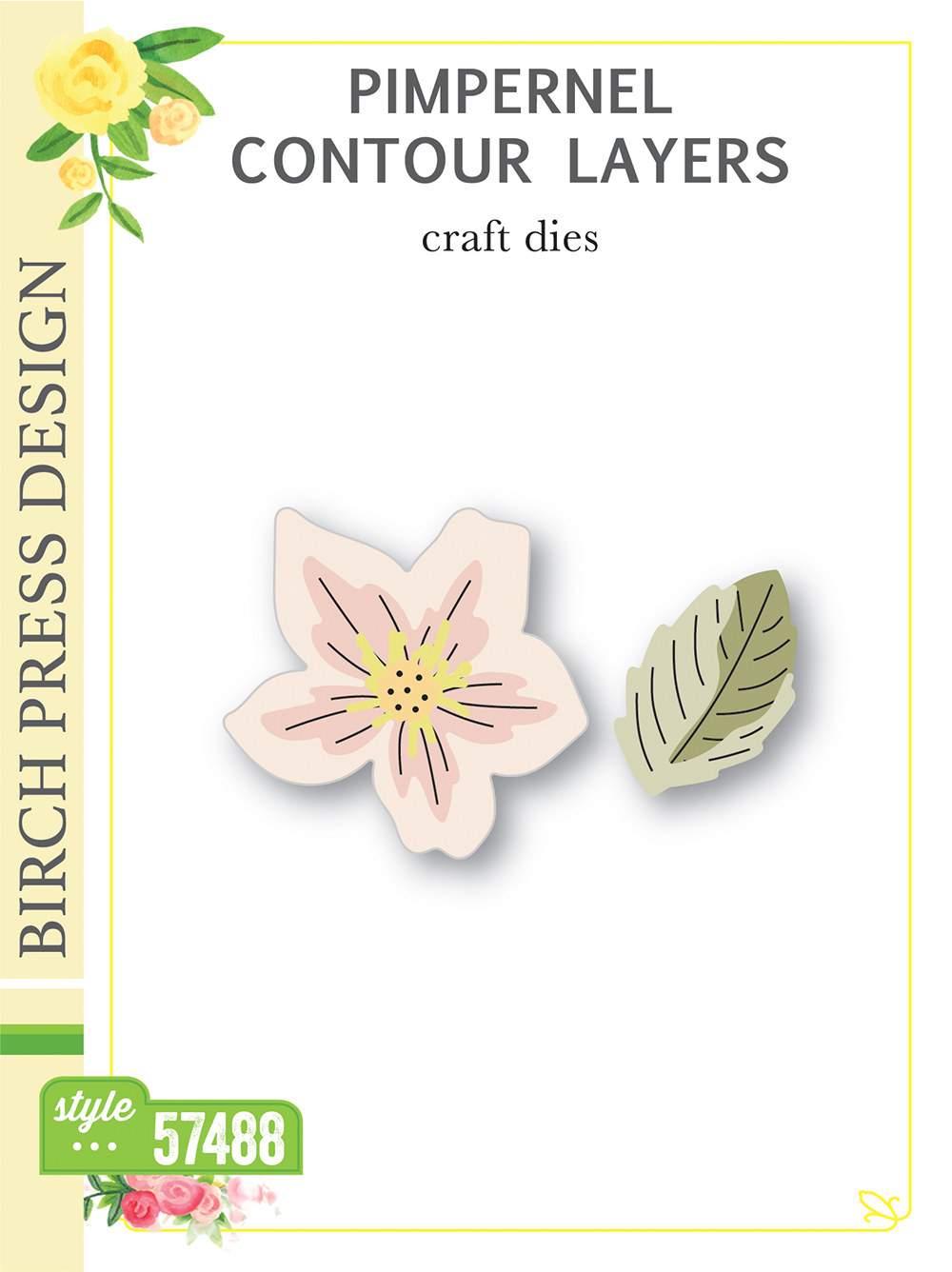 Pimpernel Contour Layers - Craft Die Set