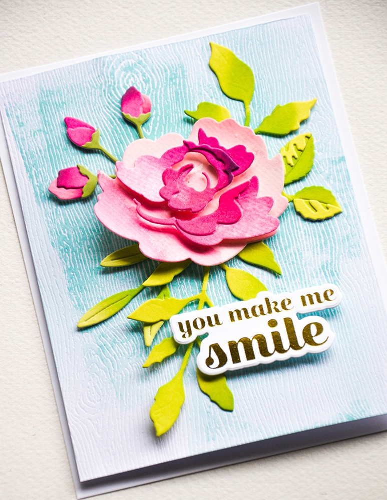 Morning Rose and Triple Buds Contour Layers - Craft Die
