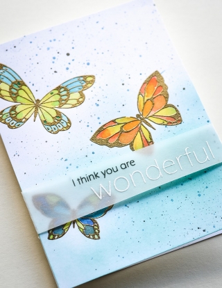 Lovely Butterflies - Clear Stamp and Die Set