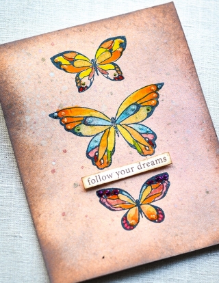 Lovely Butterflies - Clear Stamp and Die Set