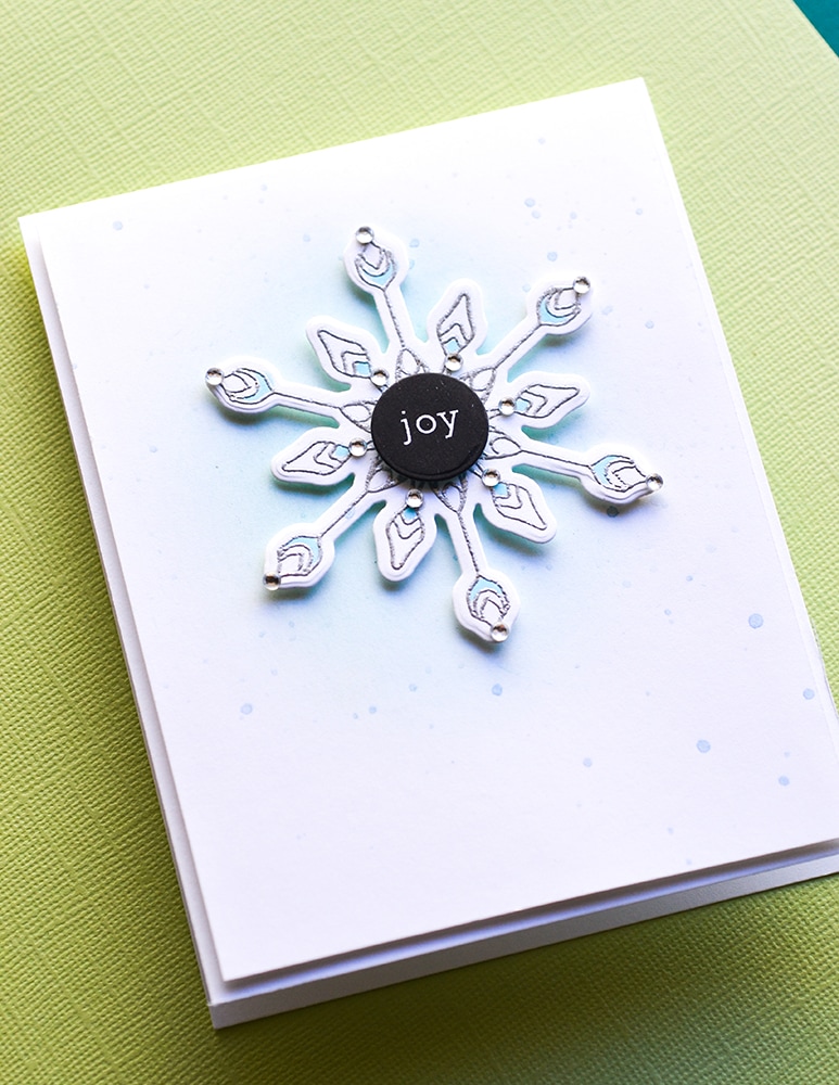 Contempo Christmas Greetings - Clear Stamp and Die Set