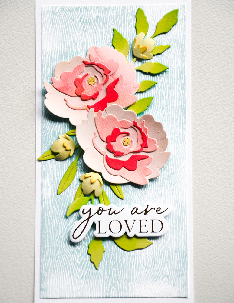 You Are Loved Noted Script - Hot Foil Plate and Die Set