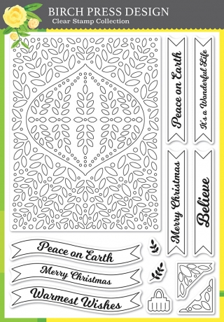 Christmas Ornament and Labels - Clear Stamp