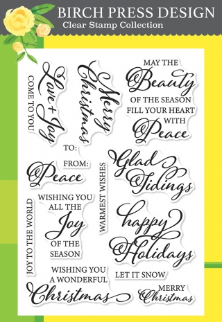 Glad Tidings - Clear Stamp