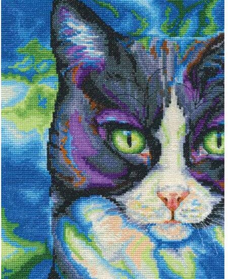 Snowshoe Cat - Cross Stitch Kit