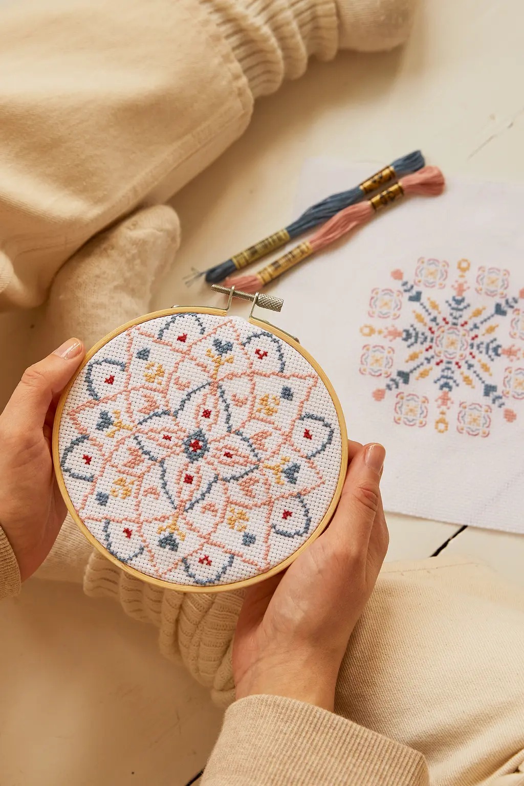 Meditative Mandala - Cross Stitch Kit