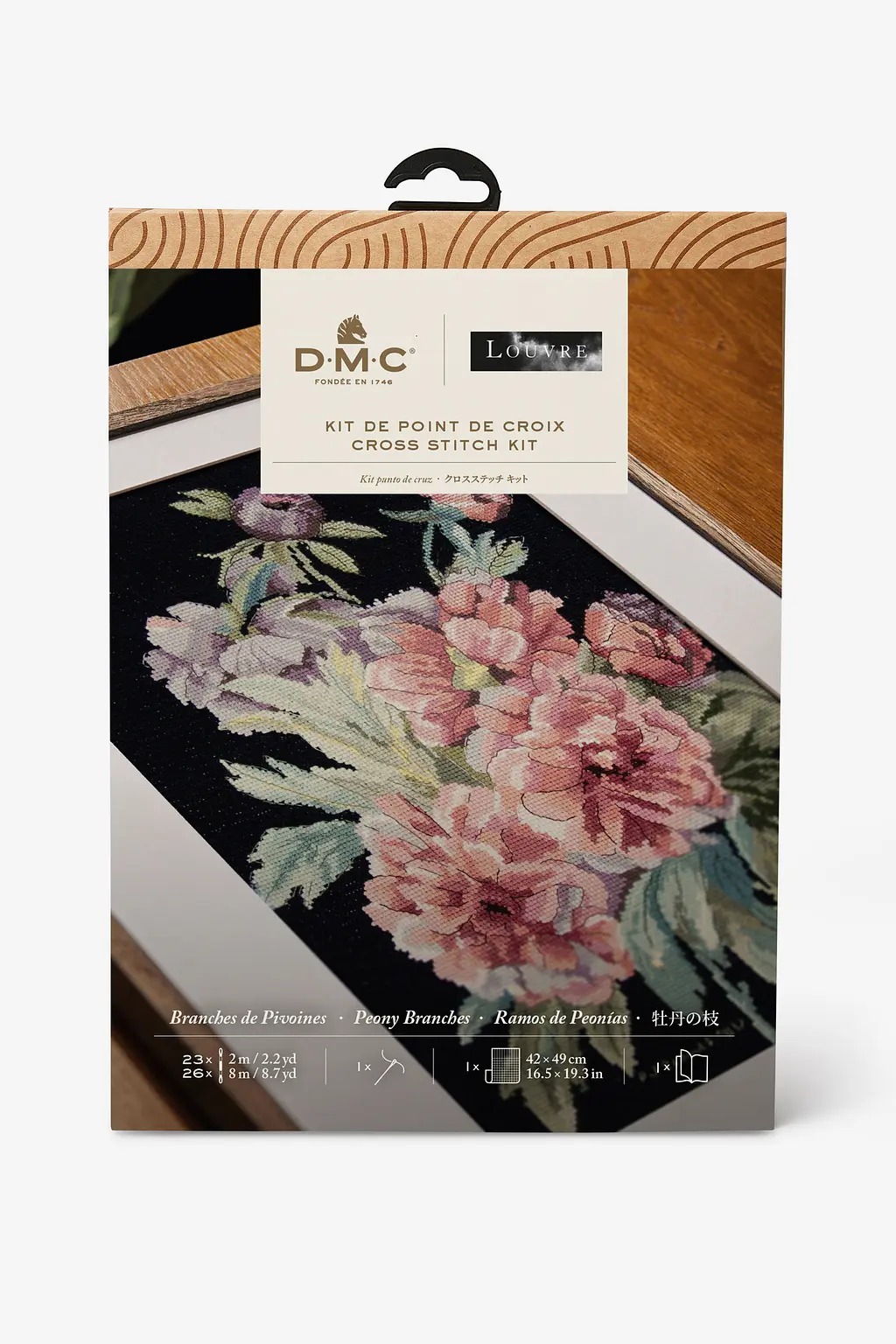 Peony Branches By P.J Redout? - Cross Stitch Pattern
