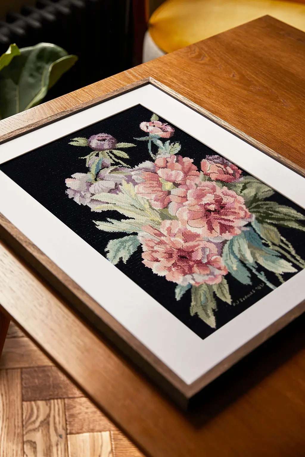 Peony Branches By P.J Redout? - Cross Stitch Pattern