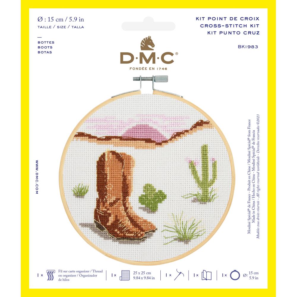 Boots, an American Dream - DMC Cross Stitch Kit