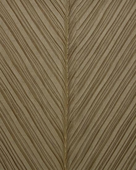 Khaki Polyester Solid Color Accordion Scarf