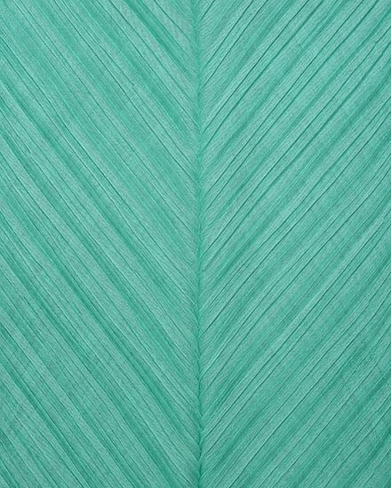 Mint Green Polyester Solid Color Accordion Scarf