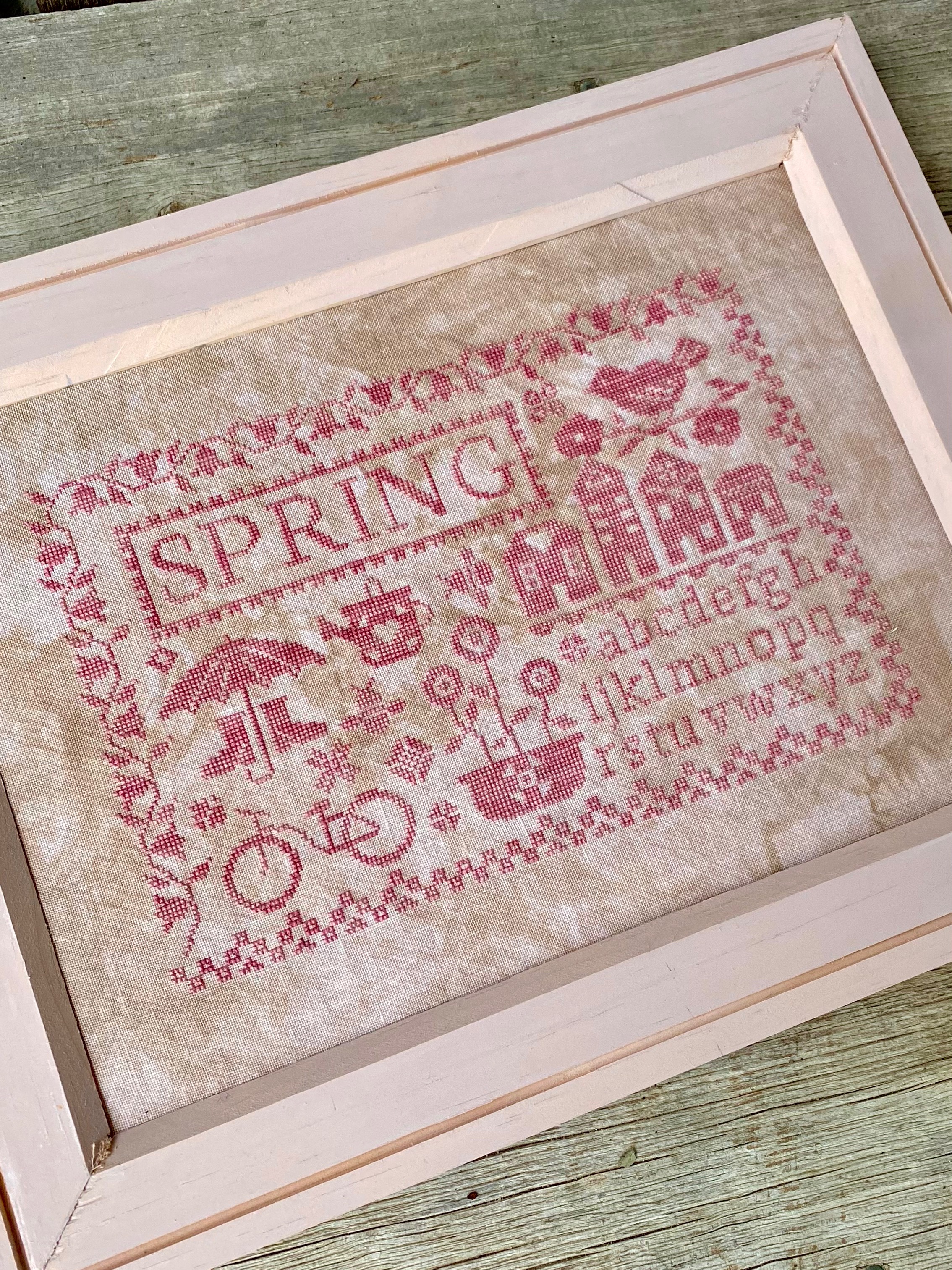 Sampler Seasons - Spring - Cross Stitch Pattern