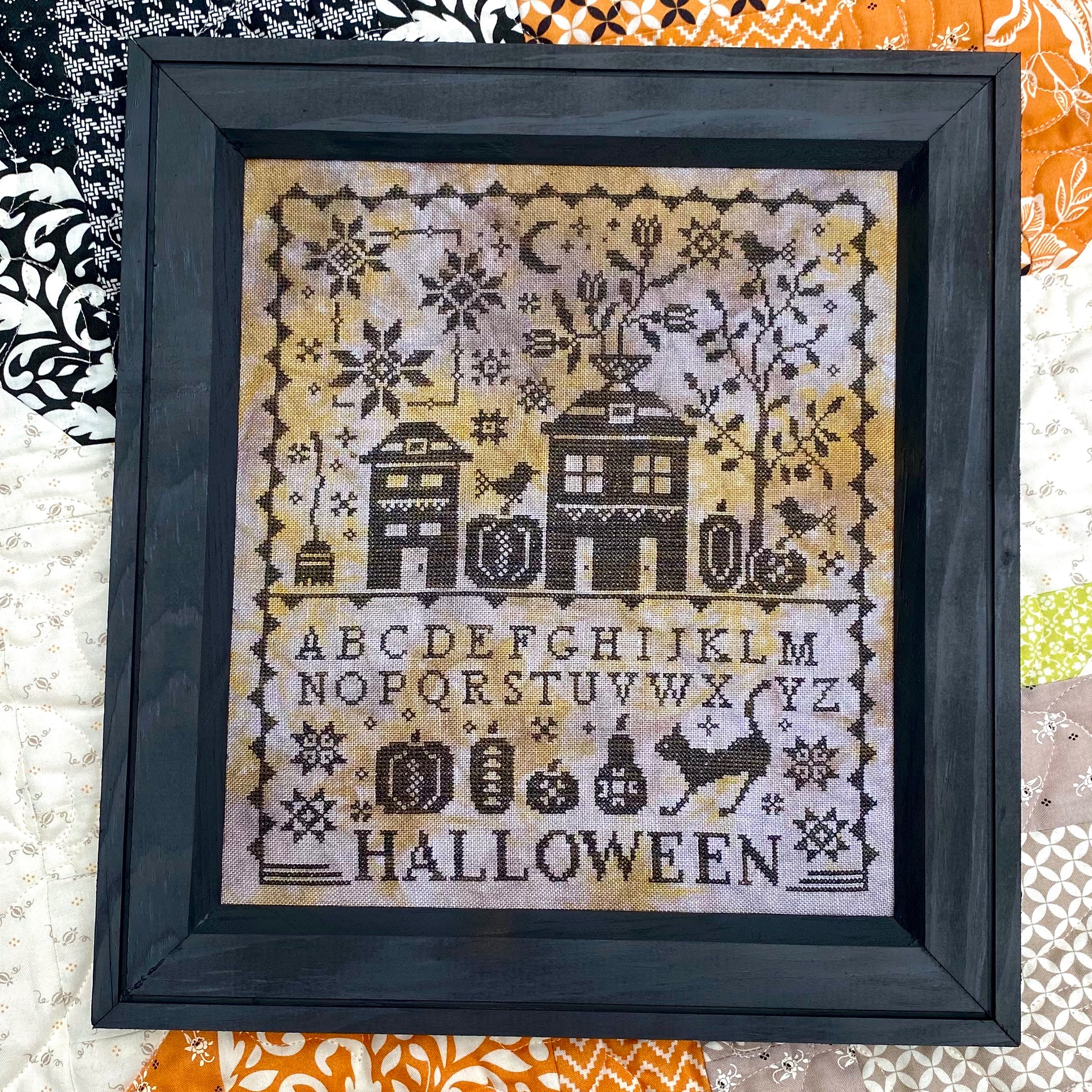 Sampler Holidays: Halloween - Cross Stitch Pattern