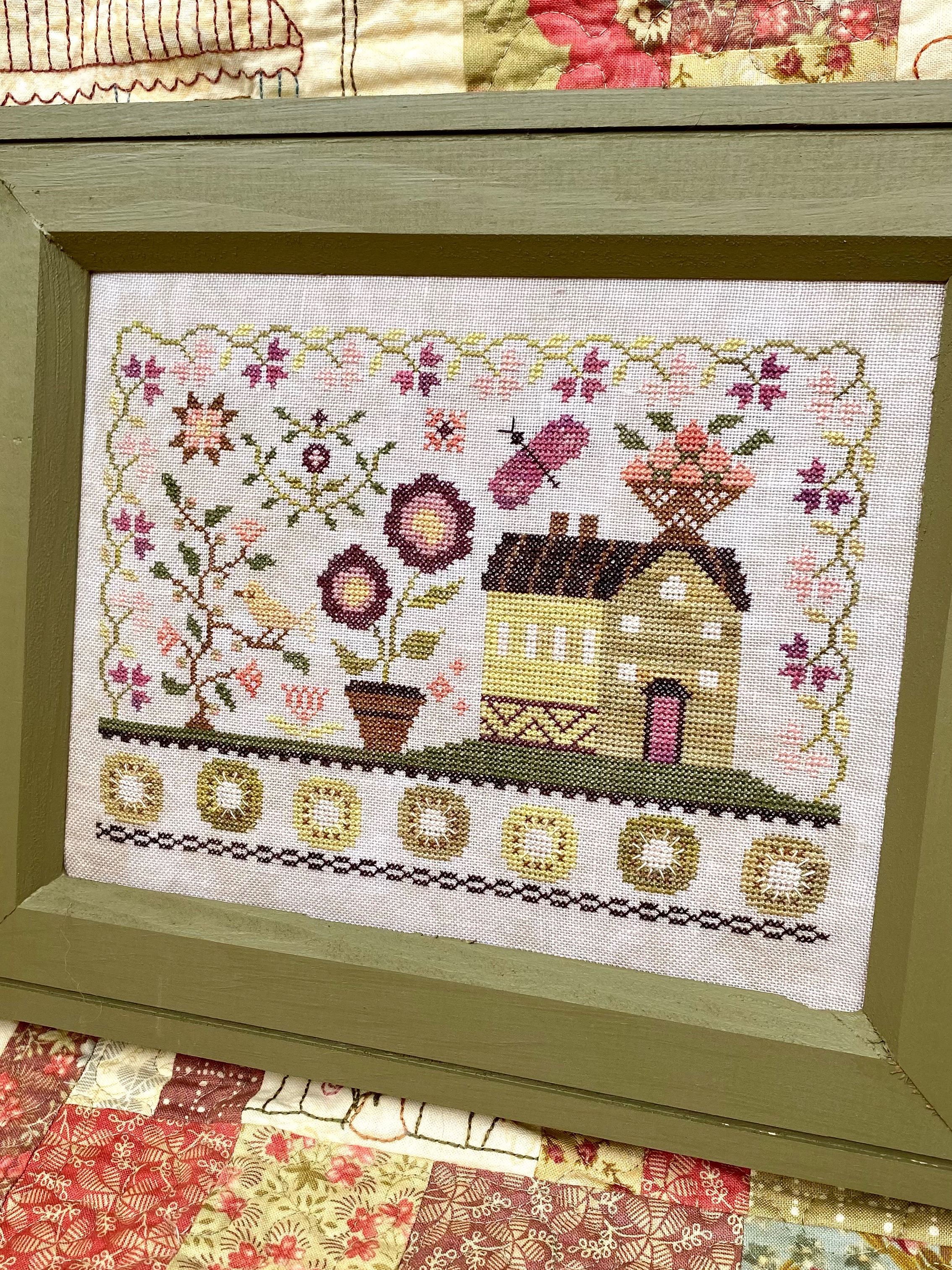 House on Kiwi Hill - Cross Stitch Pattern