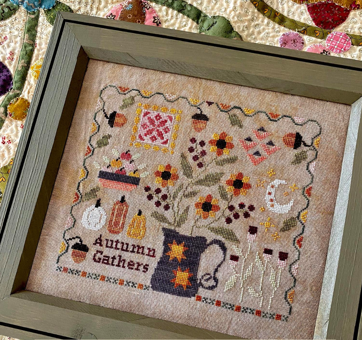 Autumn Gathers - Cross Stitch Pattern