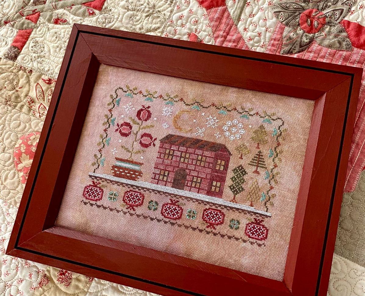 House on Pomegranate Hill - Cross Stitch Pattern