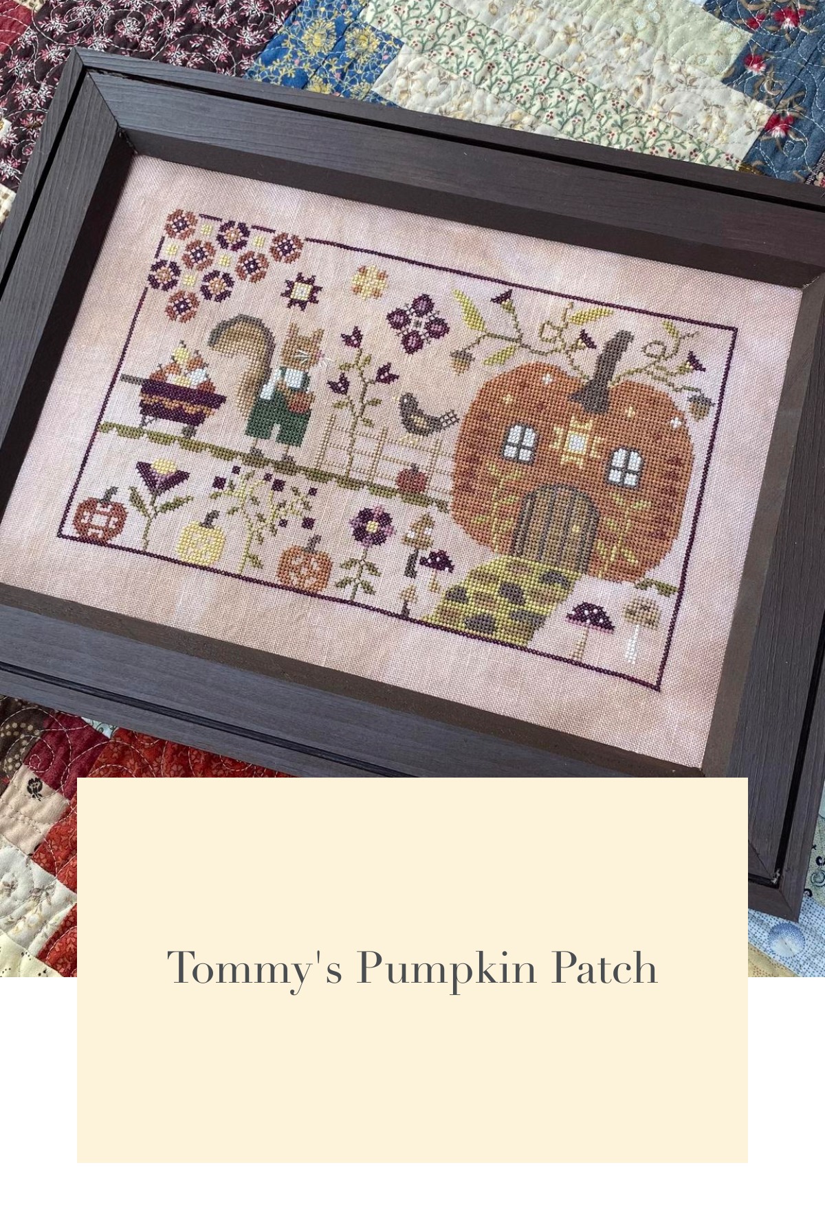 Tommy's Pumpkin Patch - Cross Stitch Pattern