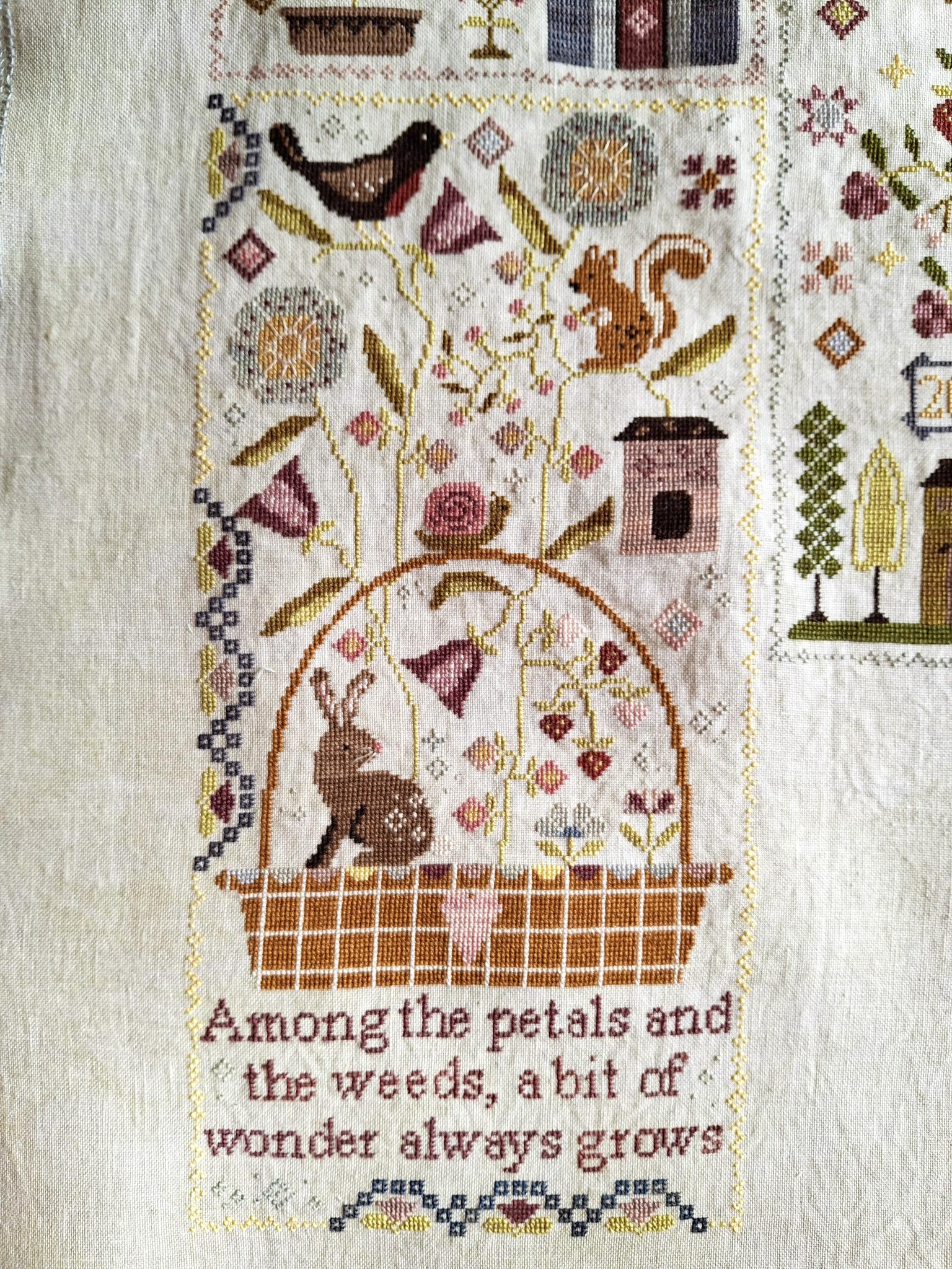 Among the Petals - Cross Stitch Pattern