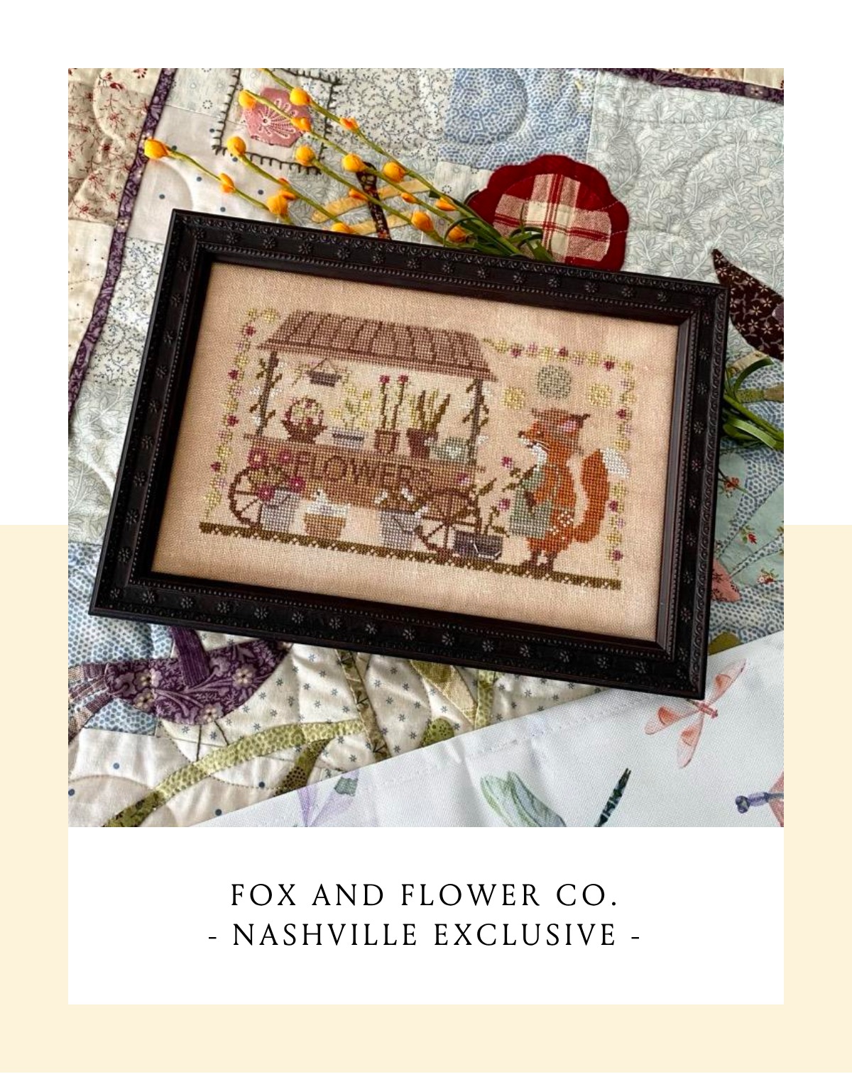 Fox and Flower Co. - Cross Stitch Pattern