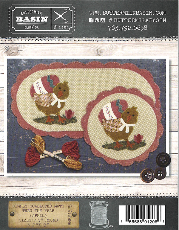 Simply Scalloped Mats/Apr - Quilt Pattern