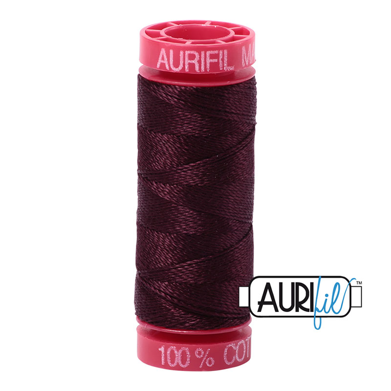Aurifil 12wt Thread Small Spool - #2465, zoomed in. Select this picture to zoom back out.