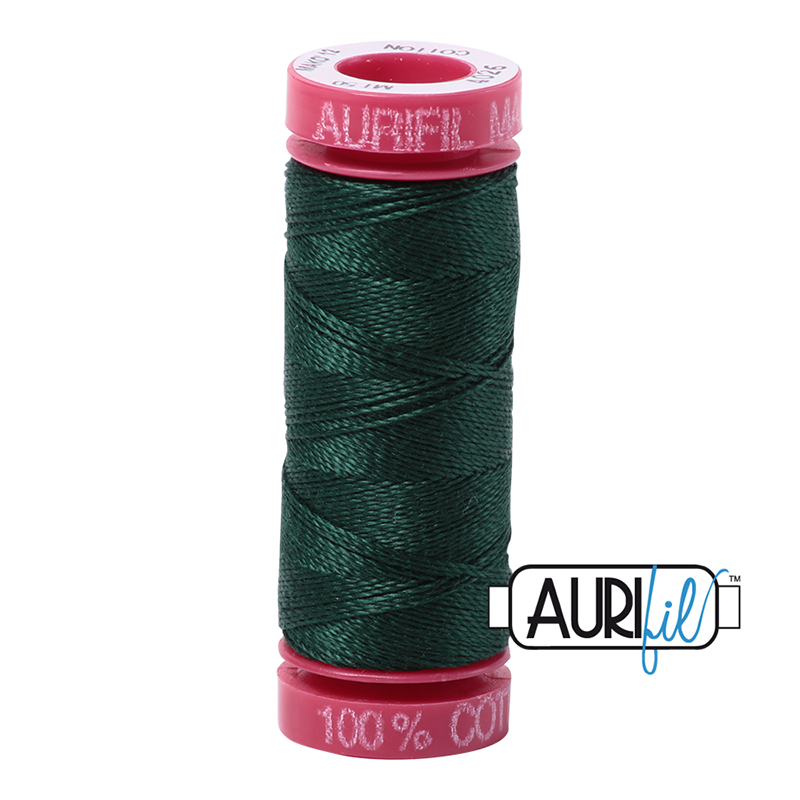 Aurifil 12wt Thread Small Spool - #4026, zoomed in. Select this picture to zoom back out.
